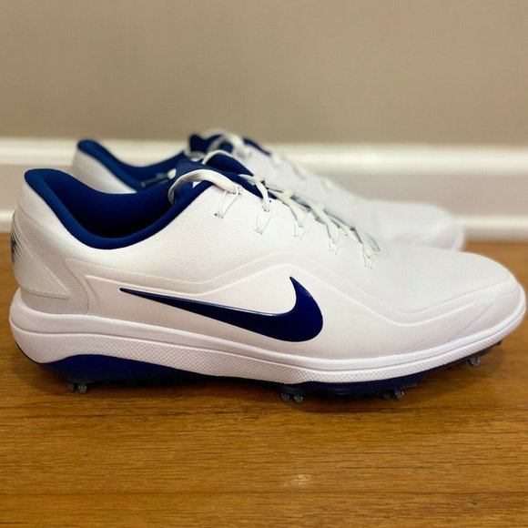 Nike React Vapor 2 Golf Spikes Cleats White Indigo Blue BV1135-102 Men\'s Size main image 2